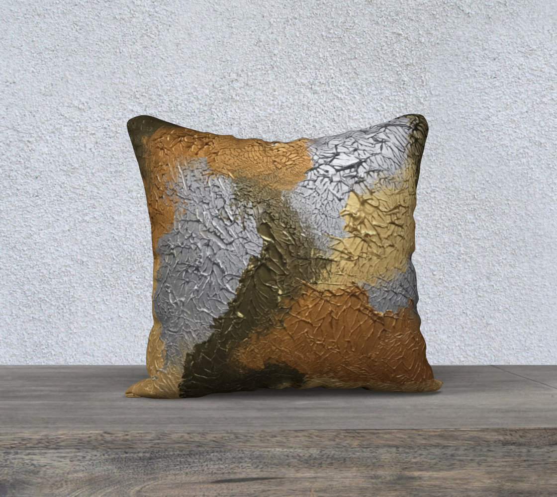 Throw Pillow Cover 18x18 Earth