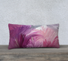 Throw Pillow Cover 12x24 Lotus Flower