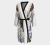Long Kimono Robe Array White