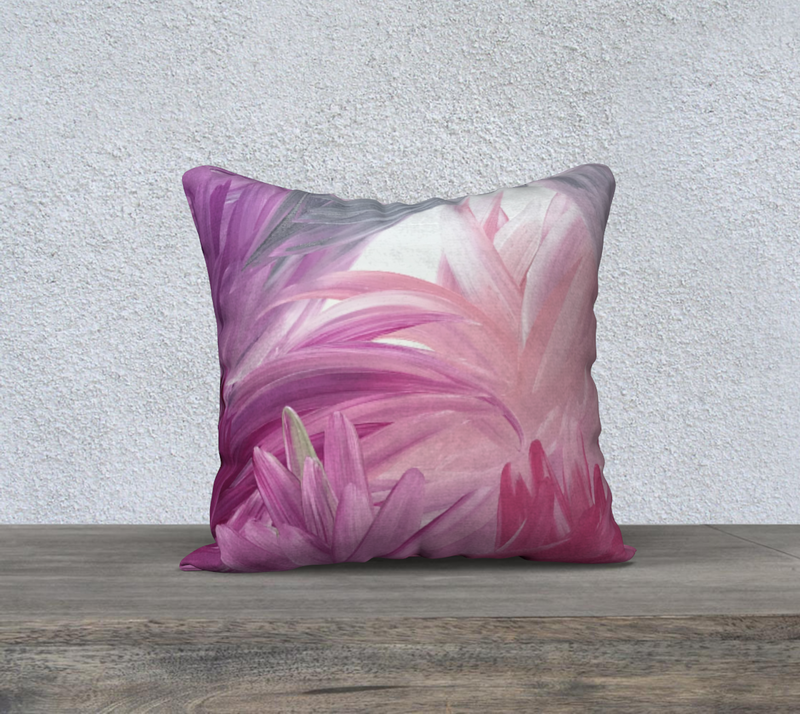 Pillow 18x18 Lotus Flower